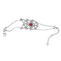 Women\'s Chain Bracelet Friendship Fashion Alloy Irregular Red Jewelry For Anniversary Gift Valentine 1pc