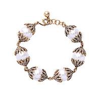 Women\'s Strand Bracelet Friendship Fashion Alloy Circle Leaf Gold Jewelry For Anniversary Gift Valentine 1pc