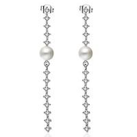 Women\'s Drop Earrings Imitation Pearl Imitation Pearl Pearl Platinum Plated Line Jewelry 147 Party/Evening Dailywear Gift