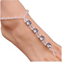 Women\'S Say Alloy Imitation Pearl Pearl Anklet Jewelry 1PC