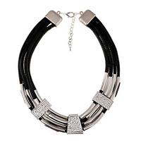 womens statement necklaces alloy fashion silver yellow jewelry party d ...