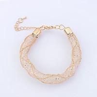 womens bracelet rhinestone fashion luxury cooper round jewelry party 1 ...