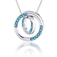 Women\'s Pendant Necklaces Jewelry Jewelry Rhinestone Alloy Euramerican Fashion Jewelry For Party Special Occasion Anniversary Gift 1pc