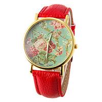 Women\'s Watch Fashion Flower Pattern Cool Watches Unique Watches