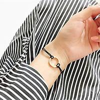 womens chain bracelet jewelry fashion copper geometric brown black jew ...