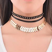 Women\'s Choker Necklaces Jewelry Jewelry Alloy Euramerican Fashion Personalized Jewelry For Special Occasion Daily Casual Outdoor 1 pcs