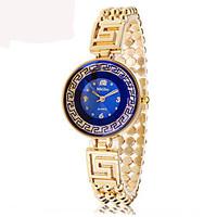 Women\'s Dress Watch Chinese Quartz Alloy Band Casual Gold