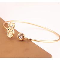 womens cuff bracelet rhinestone fashion copper irregular silver gold j ...