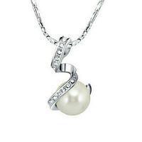 womens pendant necklaces chain necklaces pearl necklace crystal pearl  ...