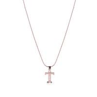 womens mens pendant necklaces aaa cubic zirconia geometric alphabet sh ...