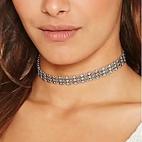 Women Punk Fashion Bohemian Vintage Diamond Choker Necklace