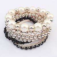 womens wrap bracelet jewelry fashion pearl alloy irregular jewelry for ...