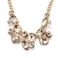 womens pendant necklaces statement necklaces imitation diamond alloy u ...