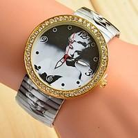 Women\'s Fashion Watch Simulated Diamond Watch Casual Watch Quartz Alloy Band Multi-Colored