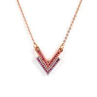 Women\'s Pendant Necklaces Jewelry Jewelry Rhinestone Alloy Unique Design Euramerican Fashion Jewelry 147 Party Other Evening Party