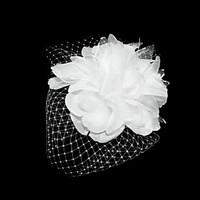 womens satin tulle headpiece special occasion fascinators flowers