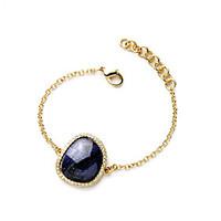 Women\'s Chain Bracelet Jewelry Friendship Fashion Alloy Geometric Blue White Jewelry For Birthday Gift Valentine 1pc
