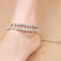 womens ankletbracelet alloy vintage bohemian drop silver womens jewelr ...