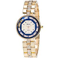 Women\'s Fashion Watch Wrist watch / Quartz Stainless Steel Band Elegant Cool Casual Gold Strap Watch