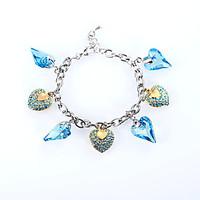 womens charm bracelet jewelry natural handmade fashion vintage rhinest ...