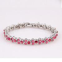 womens chain bracelet jewelry natural handmade fashion vintage rhinest ...