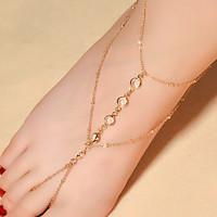 Women\'s Anklet/Bracelet Crystal Fashion Drop Silver Gold Women\'s Jewelry For Daily Casual 1pc