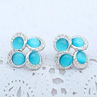 womens earrings opal euramerican fashion personalized gemstone alloy j ...