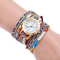 womens fashion watch bracelet watch casual watch quartz pu band cool c ...
