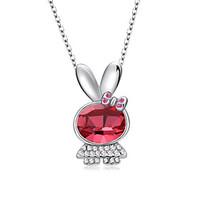 Women\'s Pendant Necklaces Jewelry Animal Shape Jewelry Crystal Rhinestone Alloy Unique Design Love Euramerican Fashion Jewelry 147Party