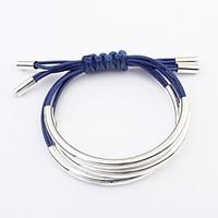 Women\'s Simply Fashion Alloy Strings Layers Wrist Chains Bracelets