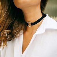 Women\'s Choker Necklaces Tattoo Choker Jewelry Velvet Tattoo Style Fashion Personalized White Black Brown Red JewelryWedding Party