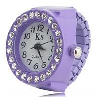 womens alloy analog ring watch with diamond assorted colors cool watch ...