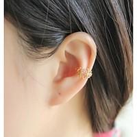 Women\'s Fashion Crystal Pearl Ear Clip