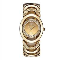 Women\'s Fashion watch women Imitation Diamond crystal bracelet watch ladies rose gold wrist watch