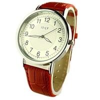 womens casual watch quartz pu band flower black red brown strap watch