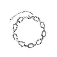 Women\'s Chain Bracelet Friendship Fashion Alloy Geometric Silver Jewelry For Anniversary Gift Valentine 1pc