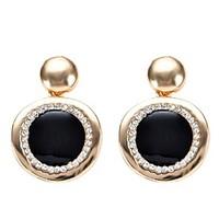 womens drop earrings bohemian arylic alloy round jewelry party daily c ...