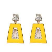 womens drop earrings geometric bohemian arylic alloy jewelry party dai ...