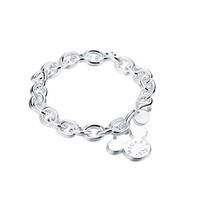 womens chain bracelet charm bracelet cubic zirconiatattoo style natura ...