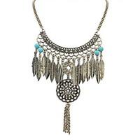 Women\'s Statement Necklaces Jewelry Jewelry Gem Alloy Euramerican Fashion Personalized Jewelry For Party Special Occasion Gift 1pc