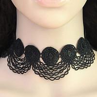Women\'s Choker Necklaces Collar Necklace Lace Vintage Fashion Black Jewelry Party 1pc