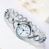 Women\'s Skeleton Watch Fashion Watch Japanese Quartz Water Resistant / Water Proof Alloy Band Cool Casual Silver