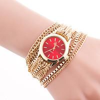 Women\'s Fashion Watch Bracelet Watch Quartz Stainless Steel Band Elegant Gold
