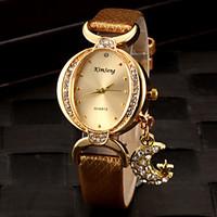 Women\'s Fashion Diamond Ellipse Moon Star Pendant Quartz Watch(Assorted Colors) Cool Watches Unique Watches