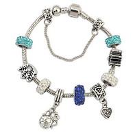 Women\'s Chain Bracelet Jewelry Fashion Bohemian Rhinestone Glass Alloy Irregular Jewelry For Party Special Occasion Gift 1pc