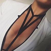 Women\'s Body Jewelry Body Chain Lace Fashion Vintage Bohemian Punk Hip-Hop Gothic Sexy Geometric Black JewelryParty Special Occasion
