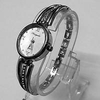 Women\'s Women Bracelet Watch Quartz Metal Band Vintage Silver