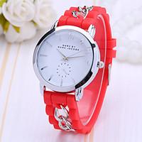 womens fashion watch color plastic jelly watch fashion chains cool wat ...