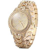 Women\'s Dress Watch Fashion Watch Casual Watch Casual Watch Imitation Diamond Quartz Stainless Steel Rose Gold Plated BandVintage Sparkle