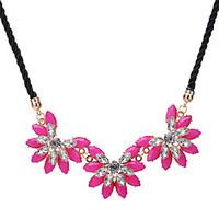 Women\'s Statement Necklaces Flower Acrylic Unique Design Flower Style Jewelry For Party Daily Casual 1pc